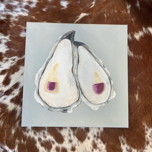 Oyster Painting on Canvas - Picture 2 of 6